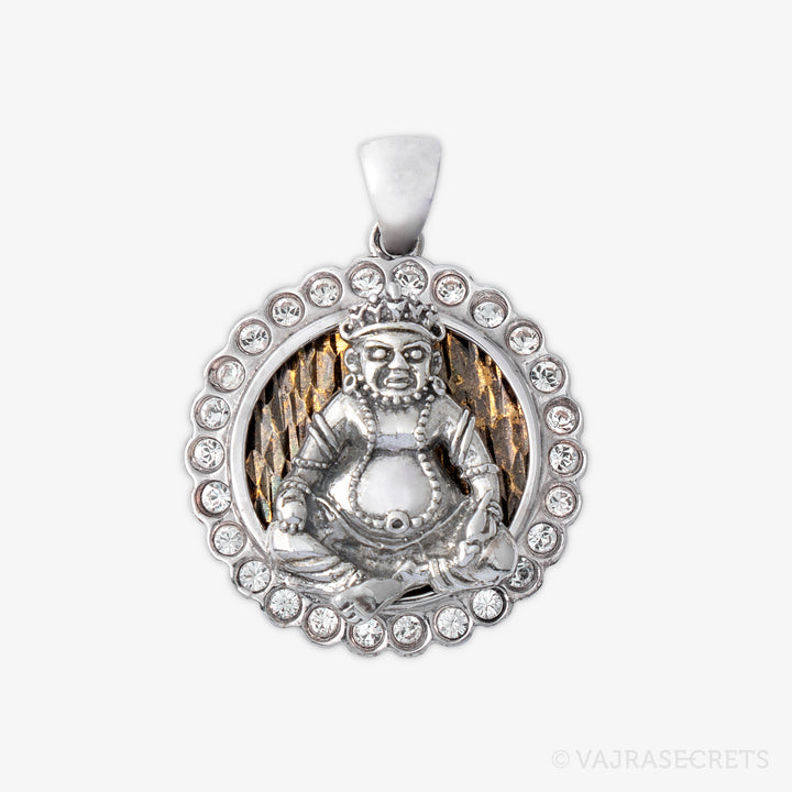 Dzambala Round Pendant with Cubic Zirconia