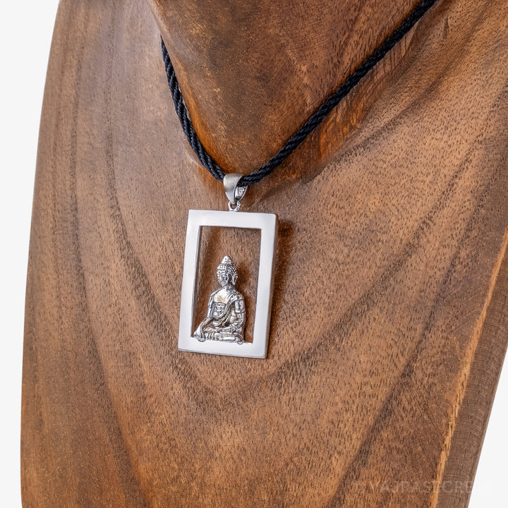 Shakyamuni Emptiness Rectangular Pendant