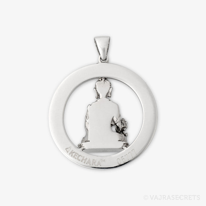 Medicine Buddha Emptiness Round Pendant