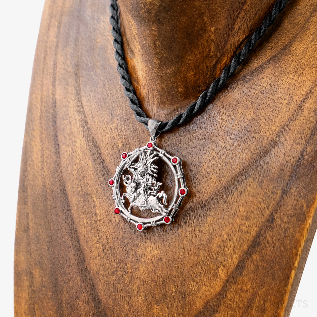Limited Edition Setrap Pendant with Red Cubic Zirconia