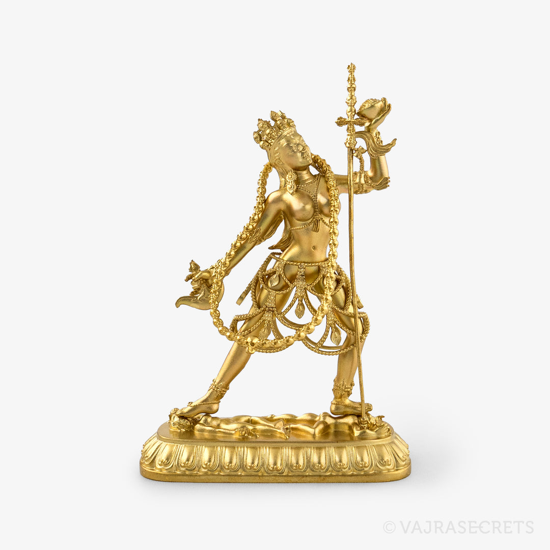 Vajrayogini Brass Statue, 4 inch