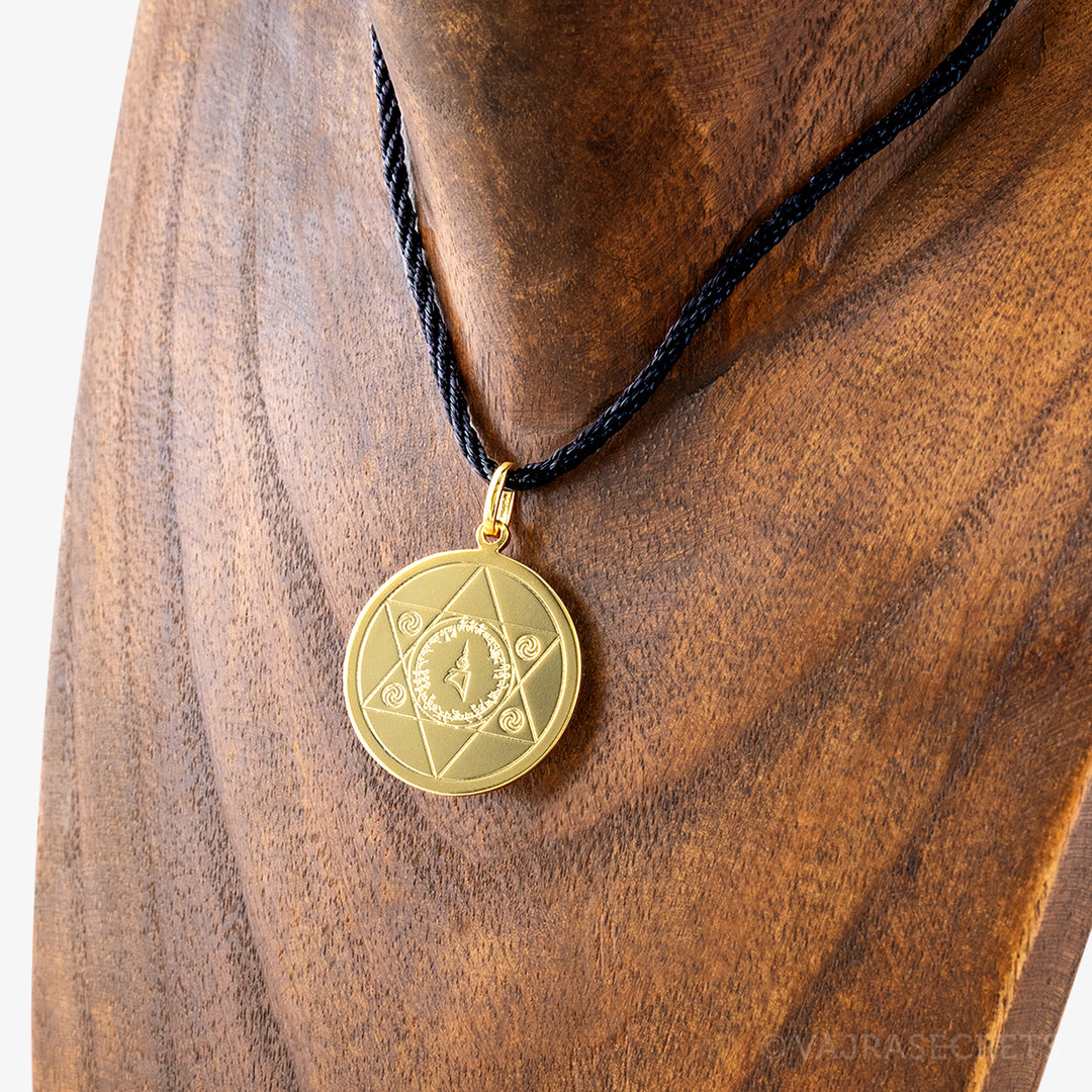 Vajrayogini Mantra Gold Pendant