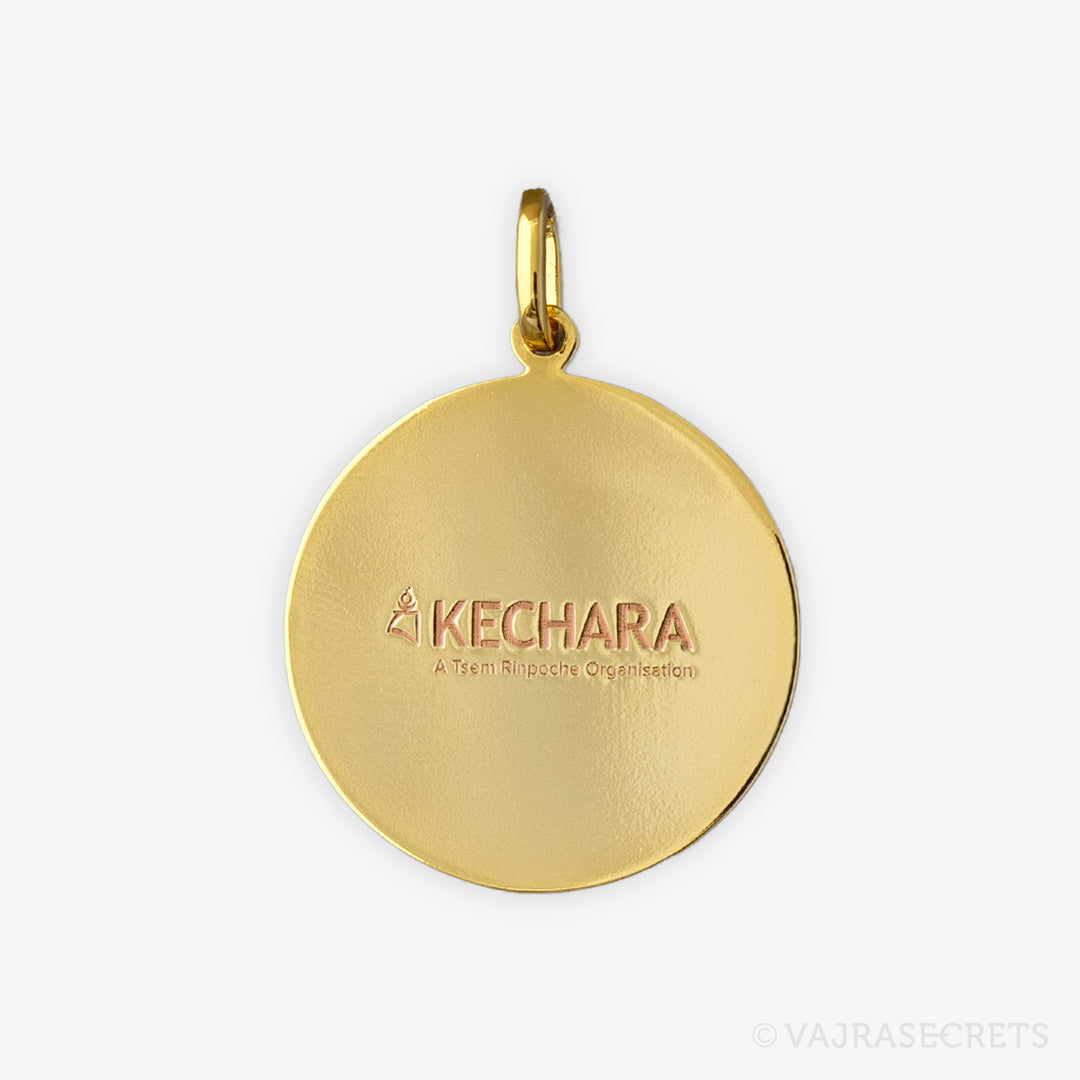Vajrayogini Mantra Gold Pendant