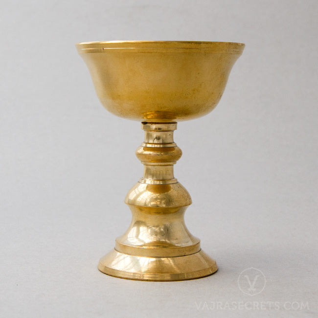 Brass Butterlamp, 4.5 inch