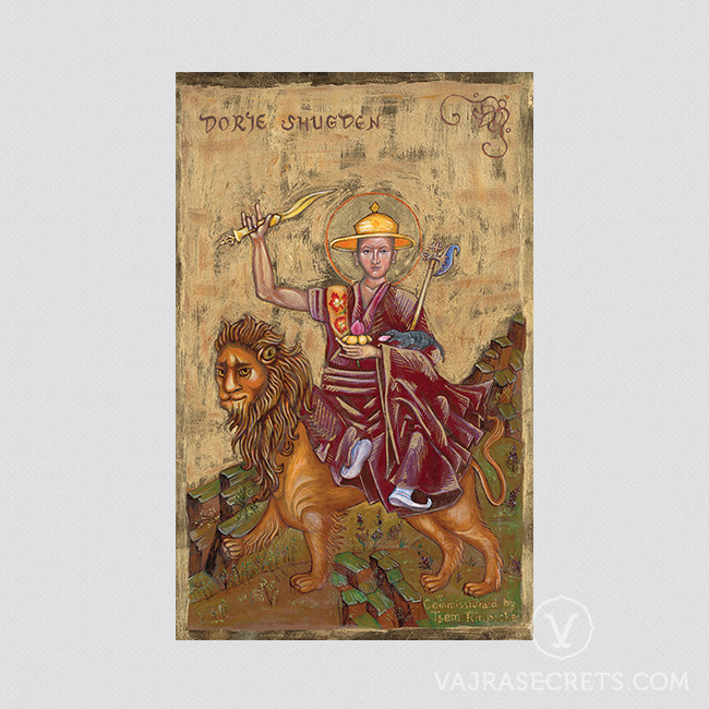 Dorje Shugden Classic Byzantine Art Print