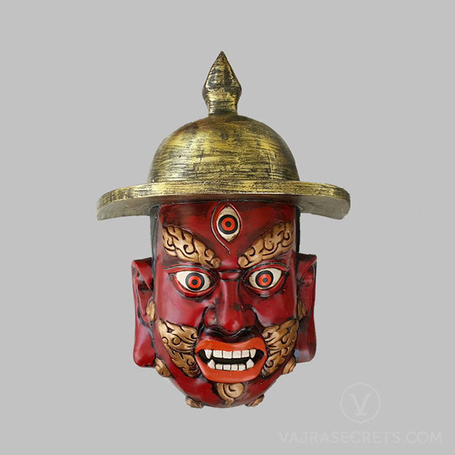 Dorje Shugden Wooden Mask
