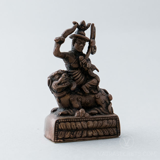 Wrathful Dorje Shugden Copper Statue, 2.5 inch