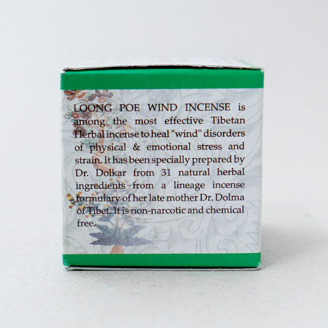 Loong Poe Wind Tibetan Incense Cones