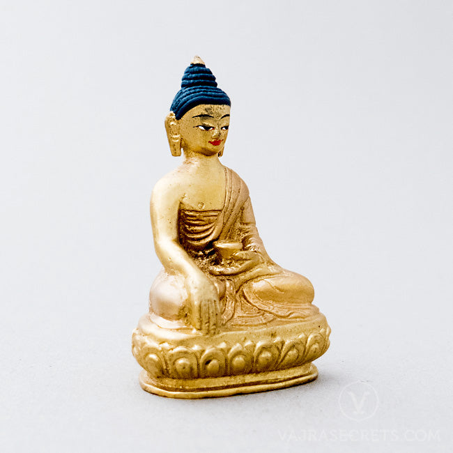 Shakyamuni Brass Statue, 3 inch