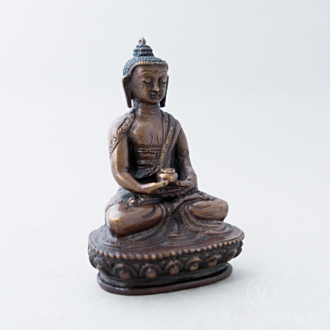Amitabha Copper Statue, 3.5 inch