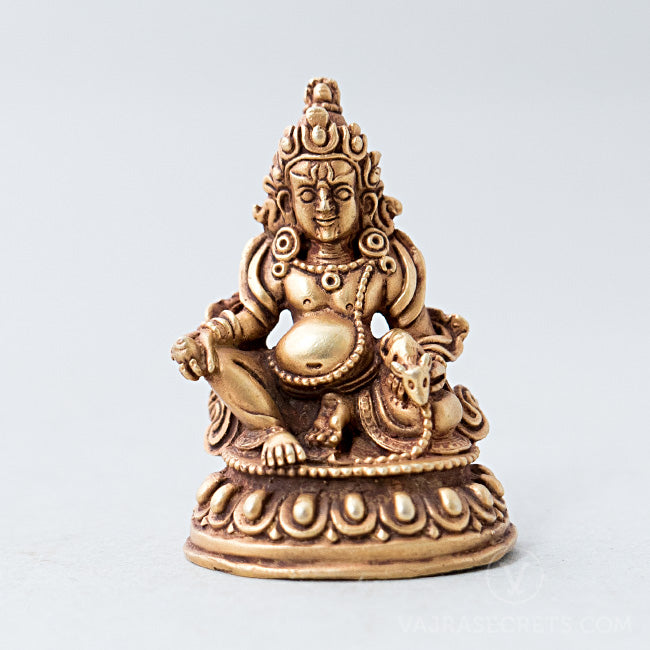 Dzambala Gold Statue, 2 inch