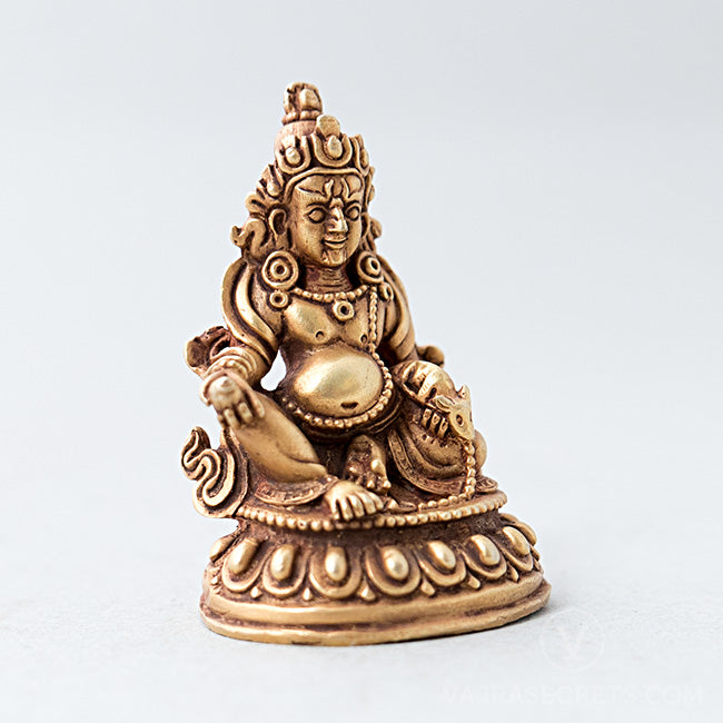 Dzambala Gold Statue, 2 inch
