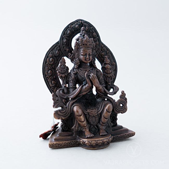Maitreya Copper Statue, 4 inch