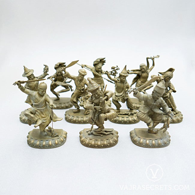 Ten Wrathful Attendants Collection, 4 inches (Gold)
