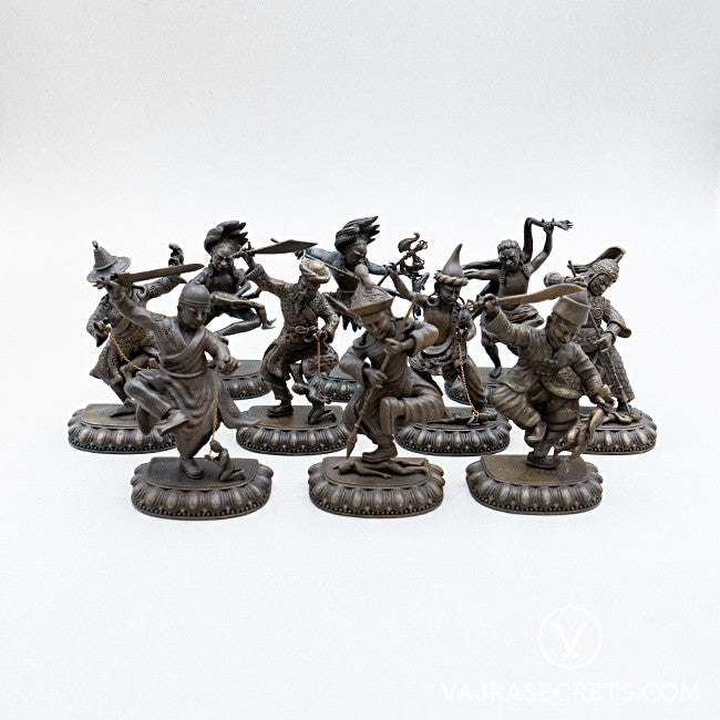 Ten Wrathful Attendants Collection, 4 inches (Oxidised)