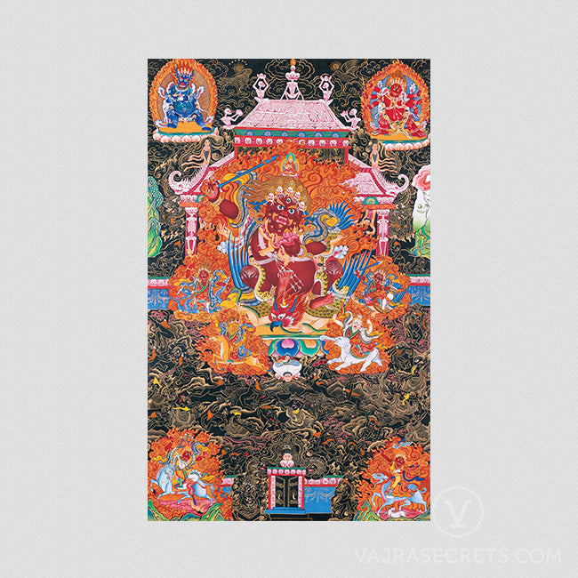 Trakze Mandala Thangka Print
