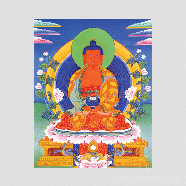 Amitabha Buddha Thangka Print