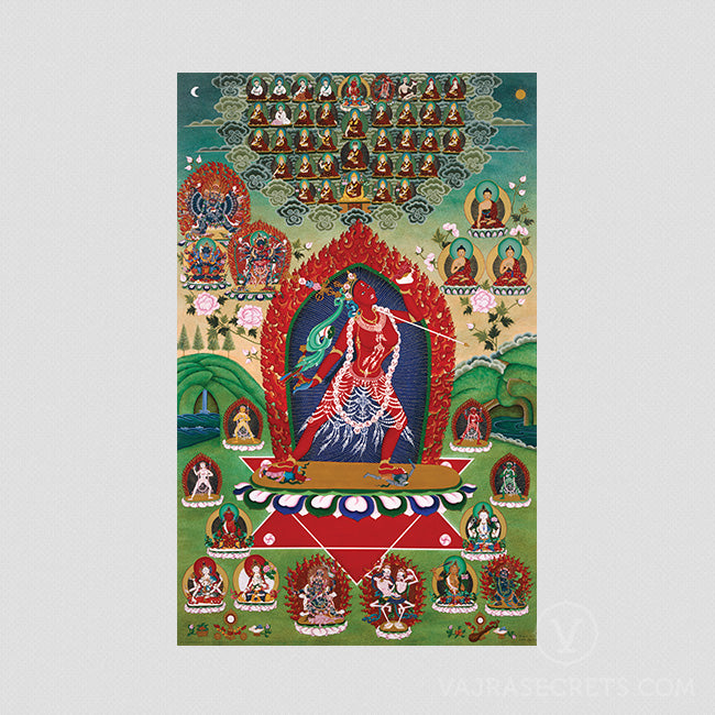 Vajrayogini Mandala Thangka Print